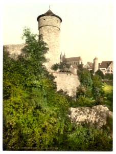 Straft Tower, Rothenburg (i.e. ob der Tauber), Bavaria, Germany-LCCN2002696182 photo