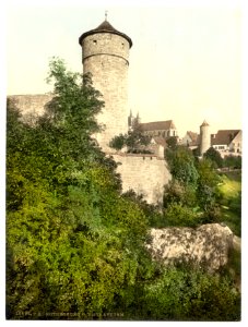Straft Tower, Rothenburg (i.e. ob der Tauber), Bavaria, Germany-LCCN2002696182