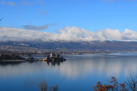 Blue sky panoramic haute savoie