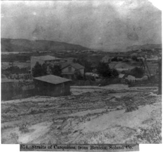 Straits of Carquines, from Benicia - Solano County LCCN2002723823