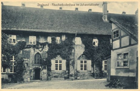 Stralsund, Mecklenburg-Vorpommern - Johanniskloster, Räucherbodenhaus (Zeno Ansichtskarten)