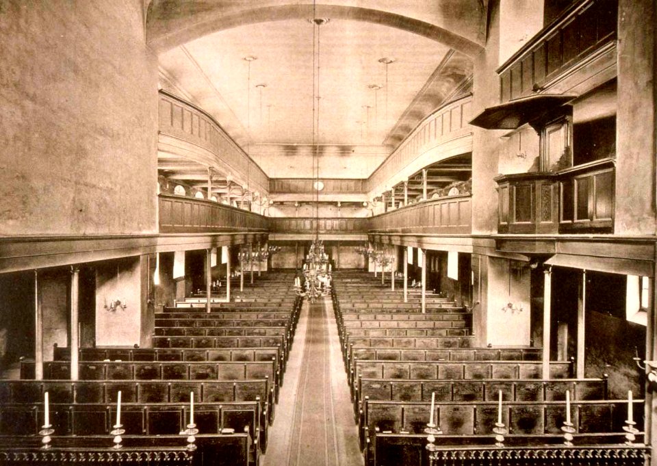 Strasbourg synagogue rue Sainte Hélène intérieur 1890