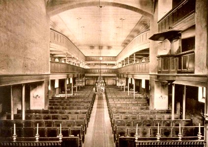 Strasbourg synagogue rue Sainte Hélène intérieur 1890