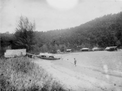 Strandparti. Djiko är Goeroepahis hamnplats. Sulawesi. Indonesien - SMVK - 000257