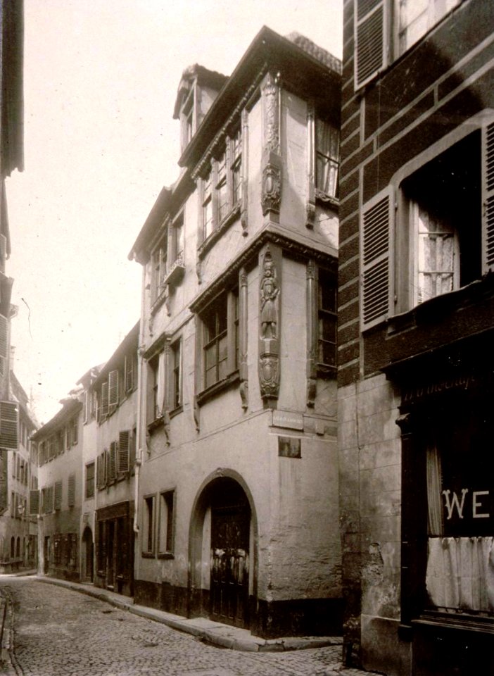 Strasbourg-Rue des Chandelles (1910)
