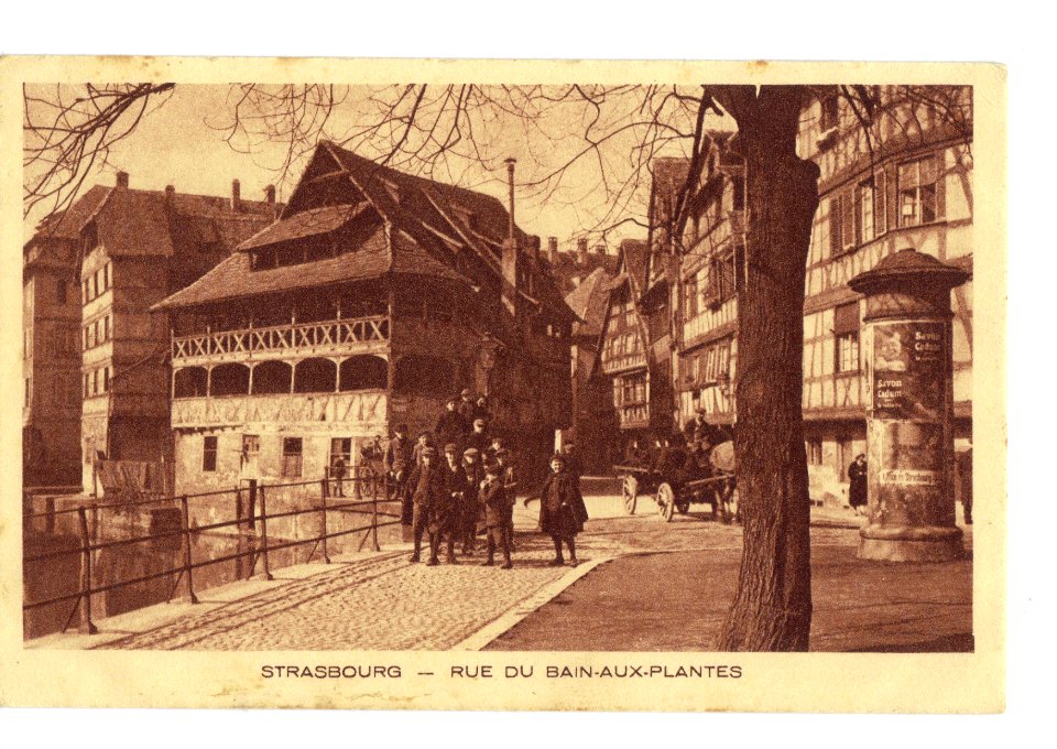 Strasbourg rue du bain aux plantes