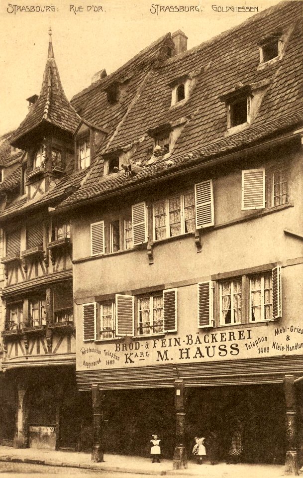 Strasbourg-Rue d'Or (1900)