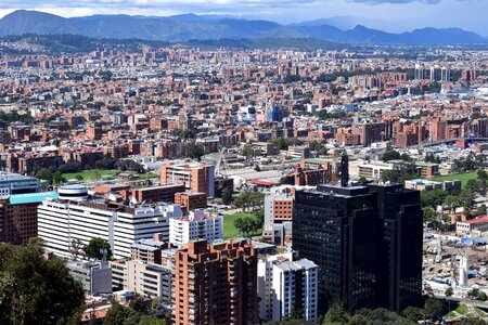 Urban buildings colombia photo