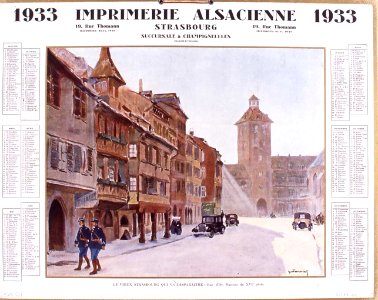 Strasbourg-Rue d'Or (1933)