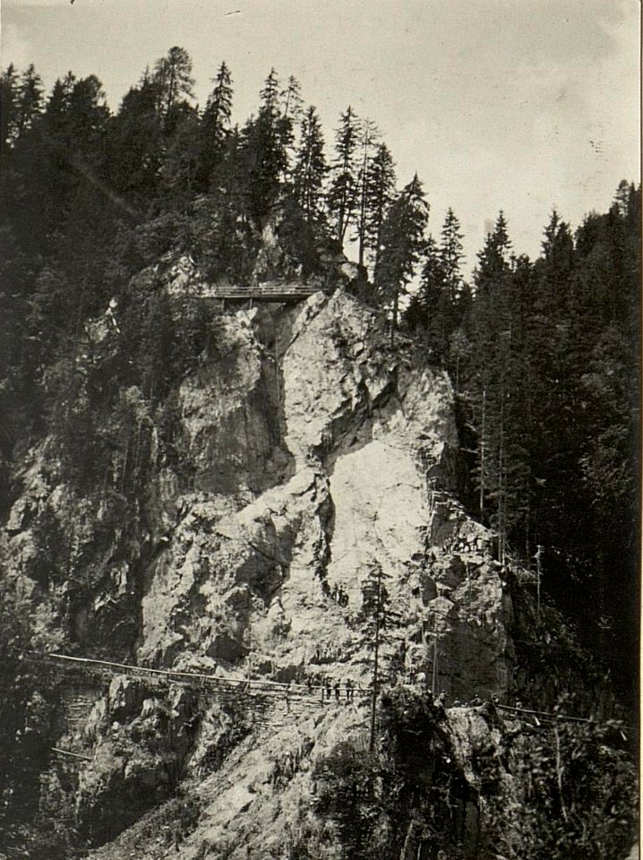 Strasse EGGERALM WEISENBACHTHAL. Aufgenommen am 17. Juli 1916. (BildID 15478507)