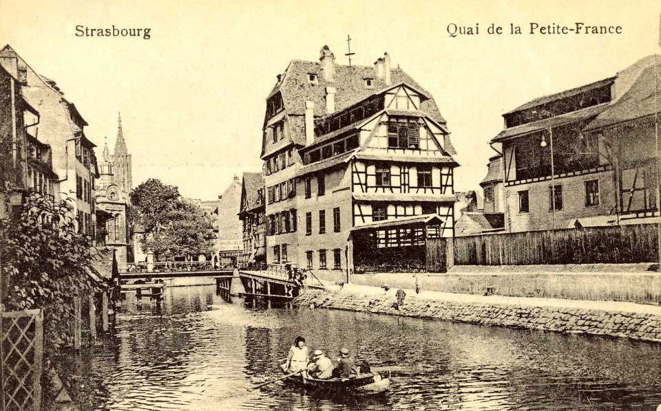 Strasbourg-Quai de la Petite France (1919)