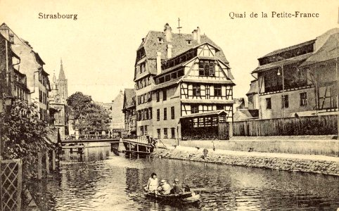 Strasbourg-Quai de la Petite France (1919)