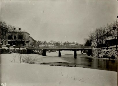 Strassenbrücke über die Strypa, im südlichen Teile von BUCZACZ wurde von den Russen gelegentlich des Rückzuges am 2.IV.1915 vollkommen abgebrannt und von der eigenen Pionierkompagnie in 3 Tagen wieder (BildID 15534693)