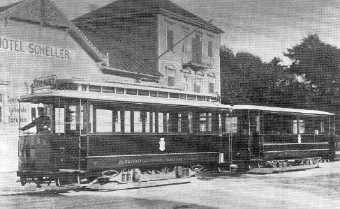 Strassenbahn Bad Homburg Dornholzhausen 1900 photo