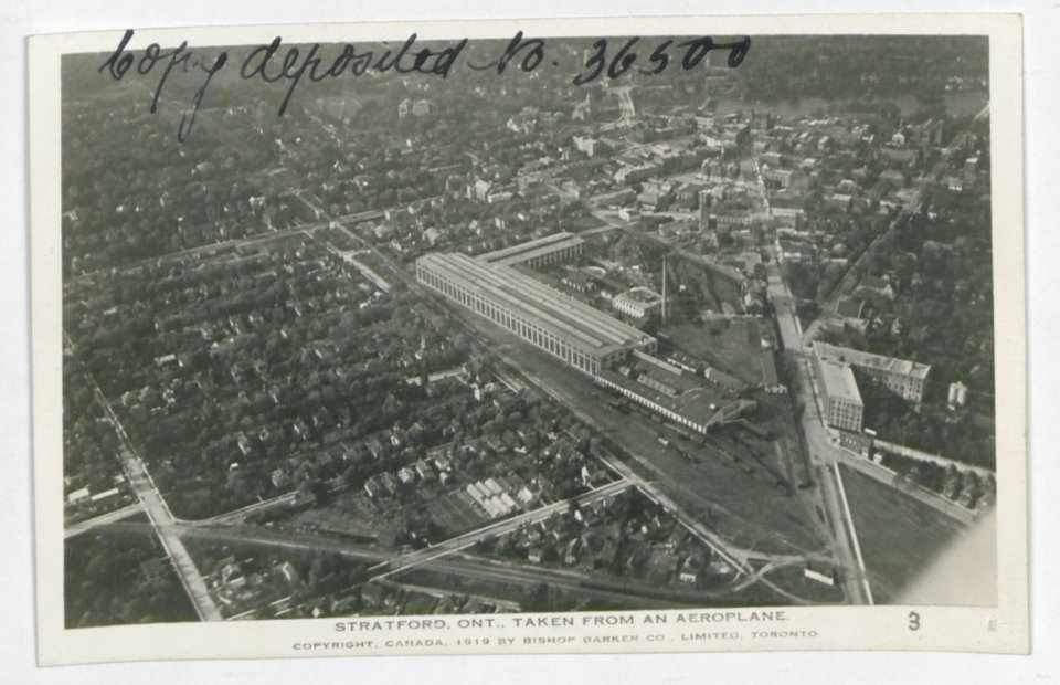 Stratford Ontario from the Air (HS85-10-36500) original