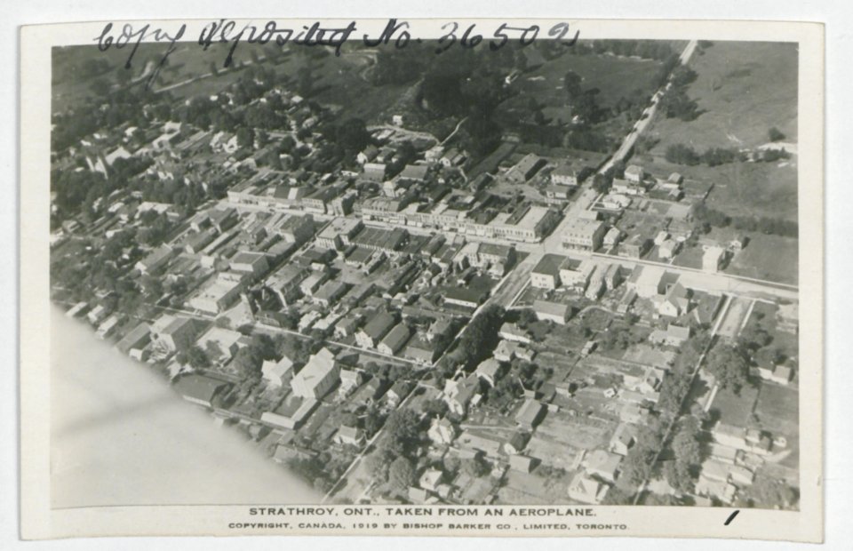 Strathroy Ontario from the Air (HS85-10-36502) original