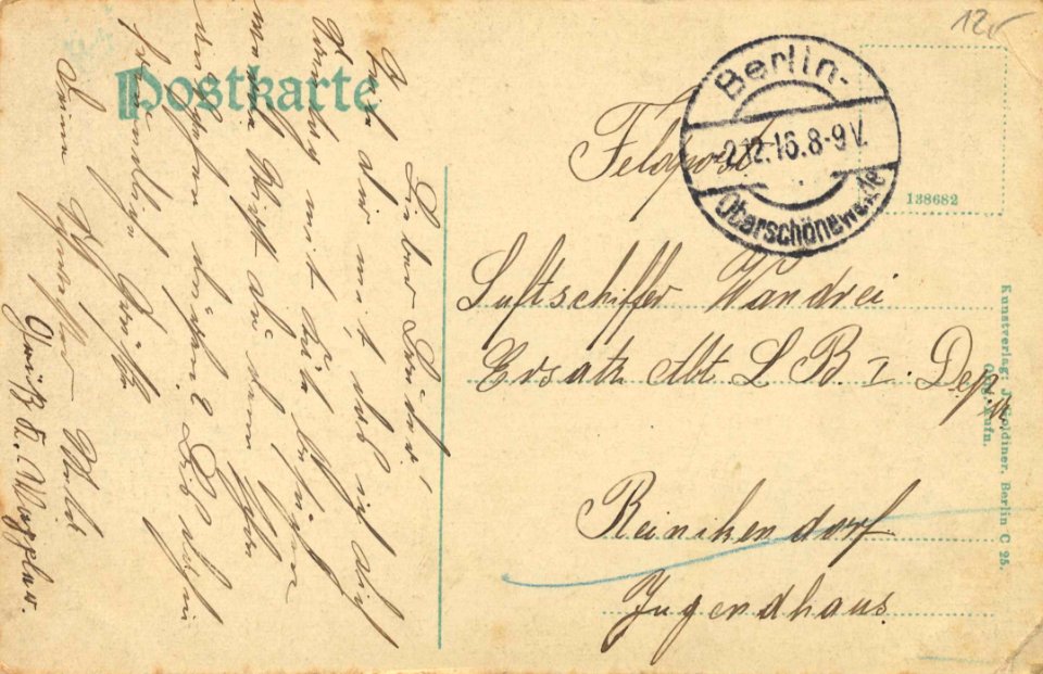 Strausberg, Brandenburg - Wolistal mit Marienberg (back) (Zeno Ansichtskarten)