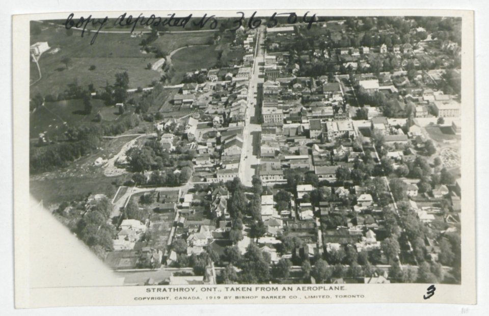 Strathroy Ontario from the Air (HS85-10-36504) original