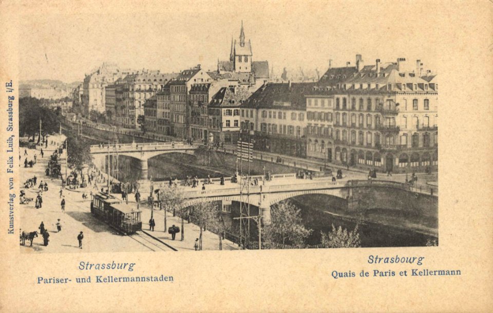 Straßburg i. E., Elsass-Lothringen - Pariserstaden und Kellermannstaden (Zeno Ansichtskarten)
