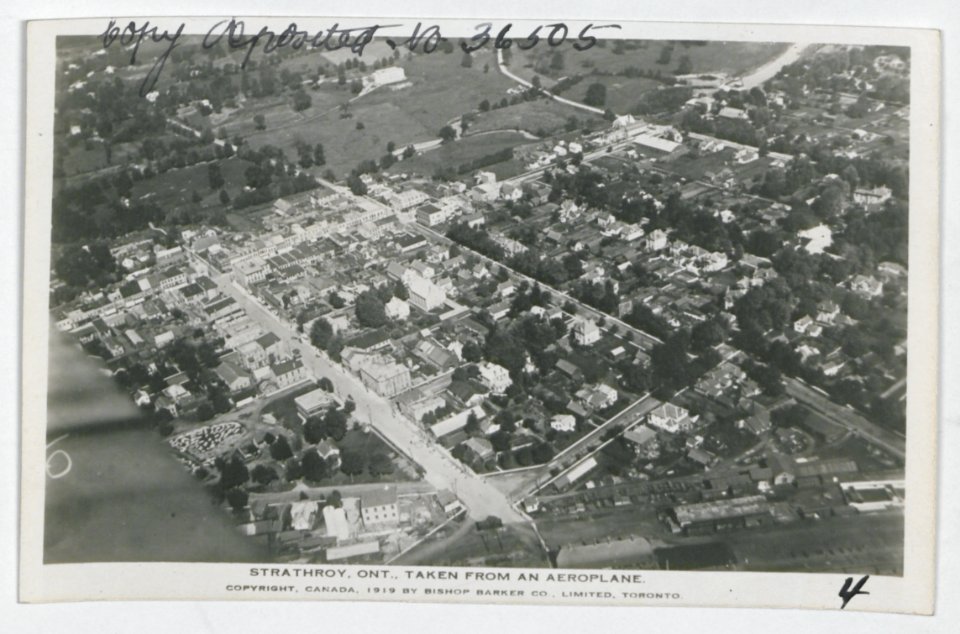 Strathroy Ontario from the Air (HS85-10-36505) original
