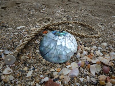 Jewellery beads leaf
