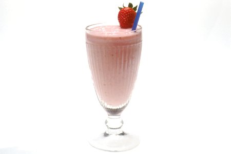 Strawberry milk shake photo