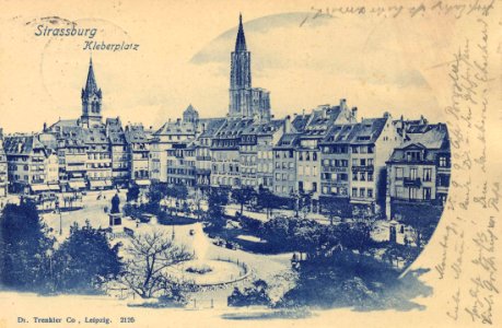 Straßburg i. E., Elsass-Lothringen - Kleberplatz (Zeno Ansichtskarten) photo