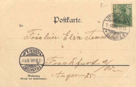 Straßburg i. E., Elsass-Lothringen - Universität (back) (Zeno Ansichtskarten)