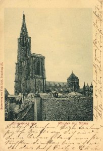 Straßburg i. E., Elsass-Lothringen - Münster von Süden (Zeno Ansichtskarten)