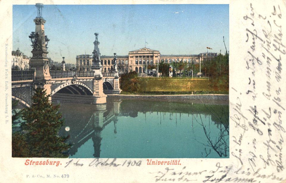 Straßburg i. E., Elsass-Lothringen - Universität (Zeno Ansichtskarten)