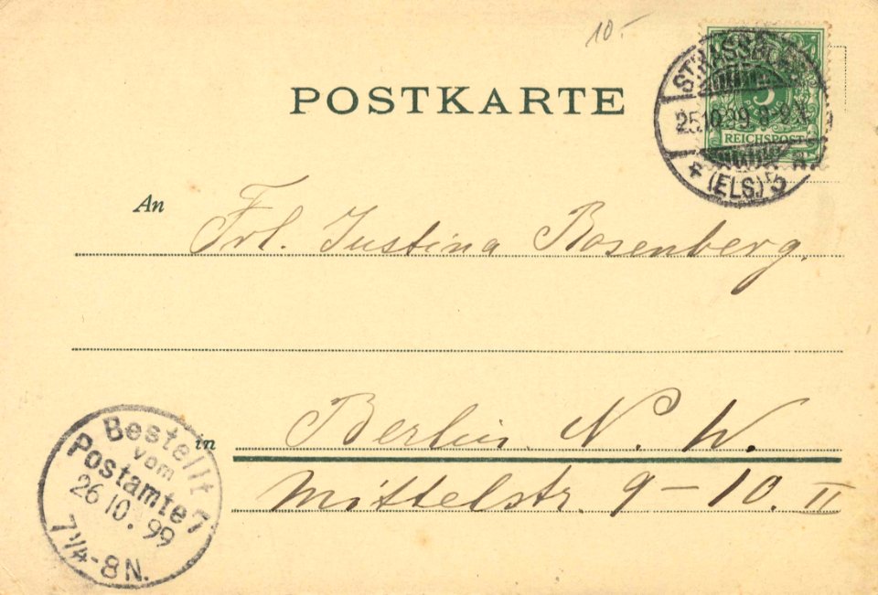 Straßburg i. E., Elsass-Lothringen - Münster von Süden (back) (Zeno Ansichtskarten)