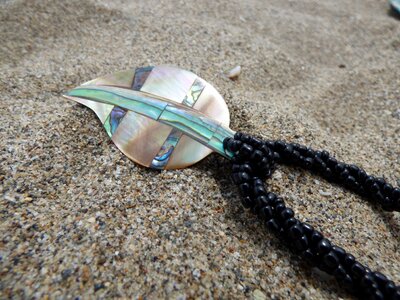 Jewellery beads leaf