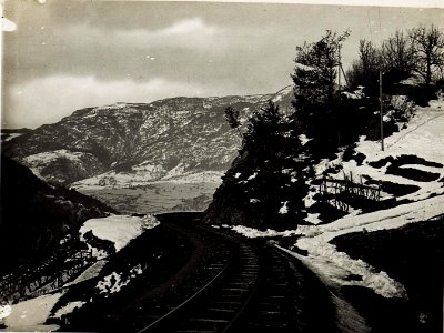 Strecke km 7,2 bahnabwärts gegen Ritten. (BildID 15574801)