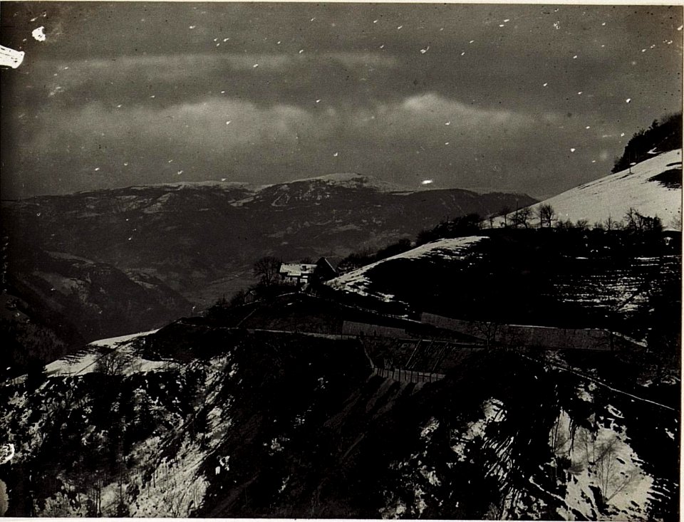 Strecke ober St.Peter km 13,3 bis 13,6 mit Rittnerhorn. (BildID 15574864)