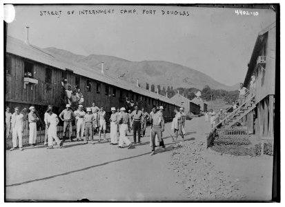 Street of internment camp, Fort Douglas LCCN2014705873