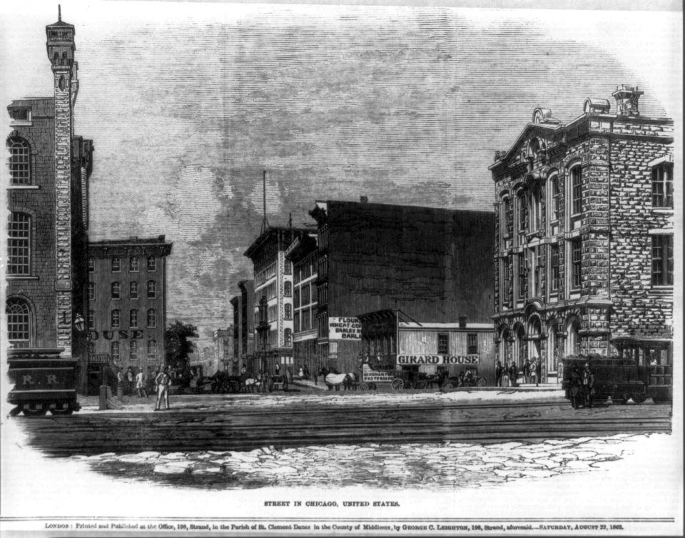 Street in Chicago, United States LCCN2004673174