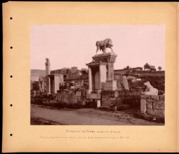 Street of the Tombs. Outside the Dipylon