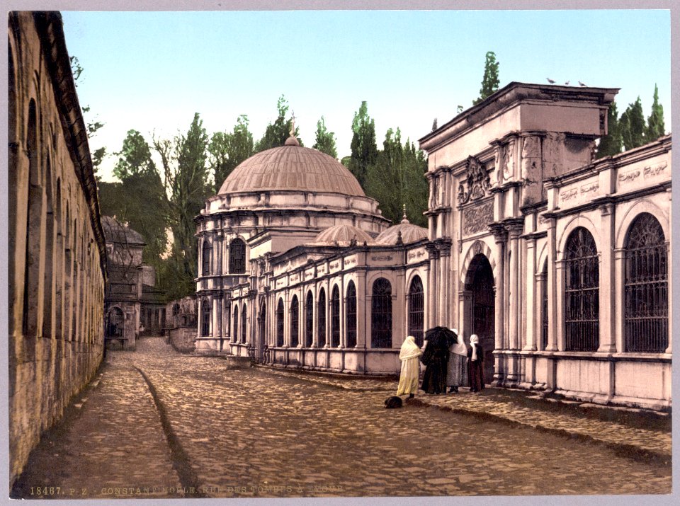 Street in Eyüp, a section of Constantinople, Turkey LCCN2003653112