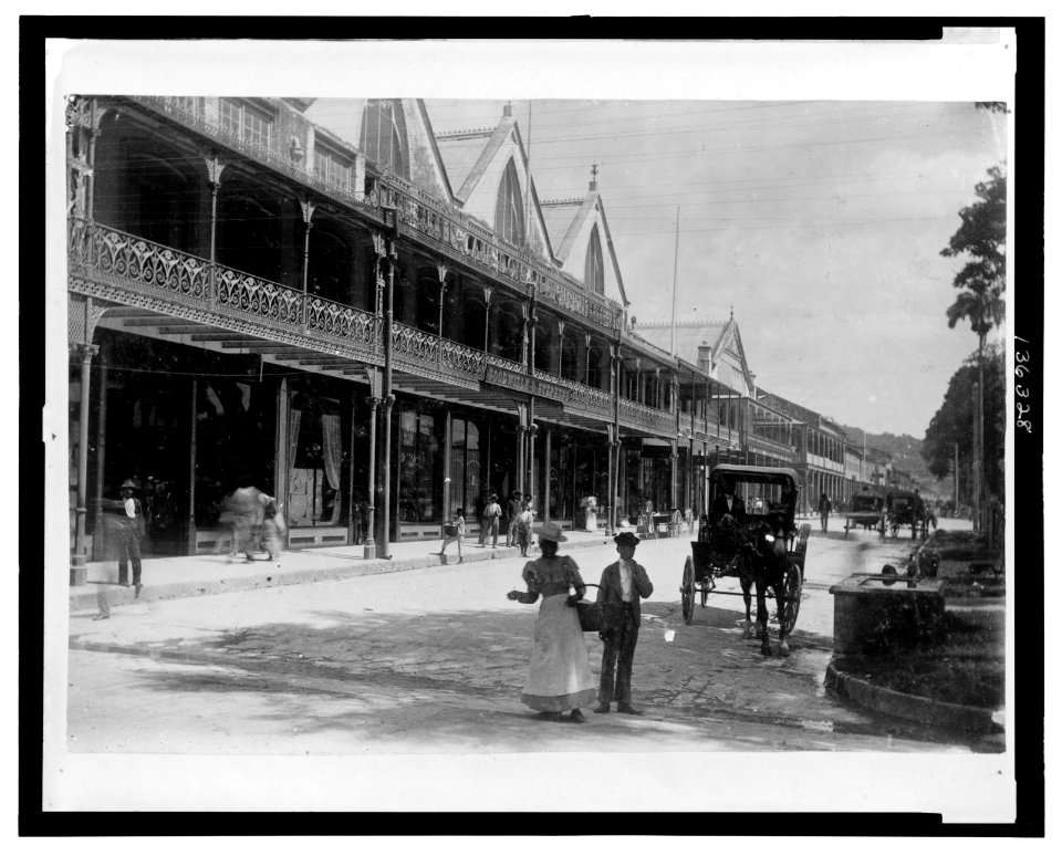 Street scene, Port of Spain, Trinidad and Tobago LCCN2006679496
