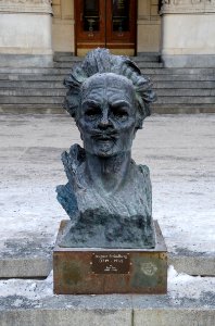 Strindberg-byste i Stockholm (1)
