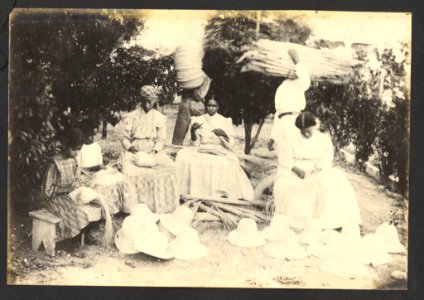 Strohoedenvlechtsters - BNA-DIG-HARTOG-ALBUM-CURACAO-026