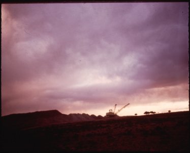 Strip Mining on the Moenhopi Wash. The Issue Is Whether Run-Off From Mines Is Destroying Hopi Agriculture Along the Wash (4266487274)
