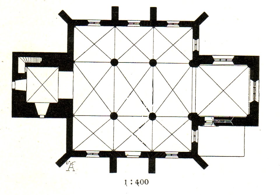 Stromberg St. Lambertus Grundriss 1897