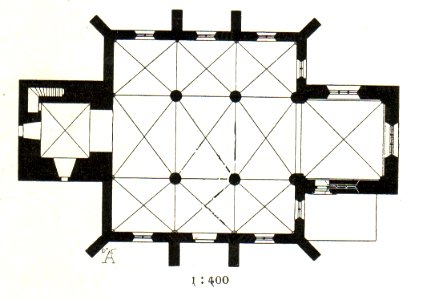 Stromberg St. Lambertus Grundriss 1897