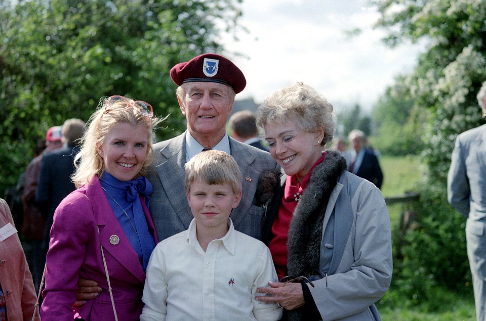 Strom Thurmond at the 40th anniversary of the D-Day invasion