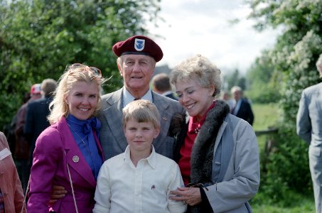 Strom Thurmond at the 40th anniversary of the D-Day invasion