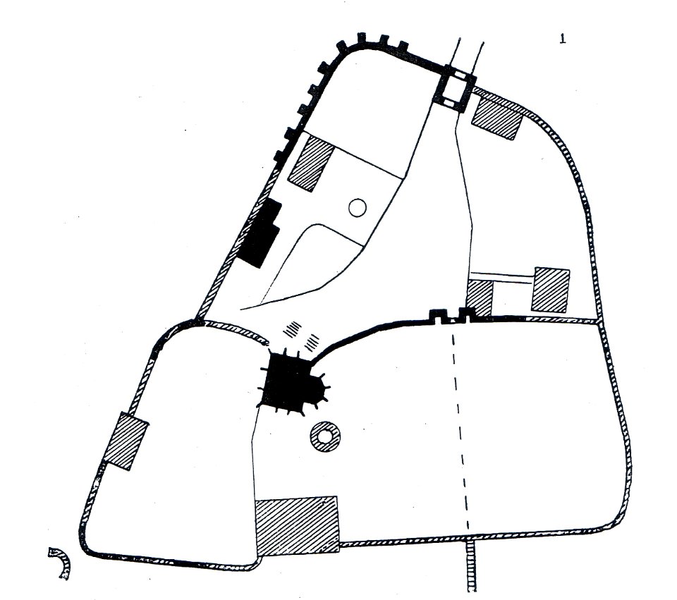 Stromberg Burg Grundriss 1897