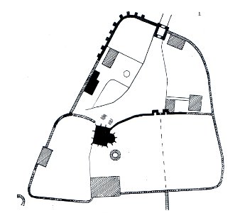 Stromberg Burg Grundriss 1897