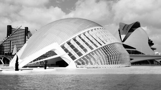 Spain valencia black and white