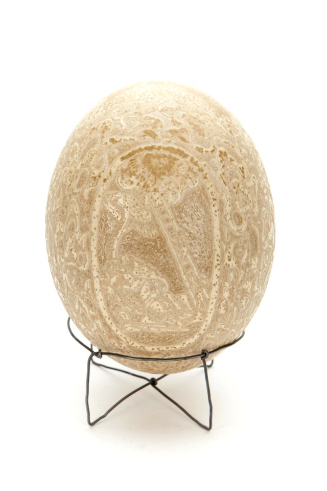 Strutsägg med skurna ornament - Skoklosters slott - 91961